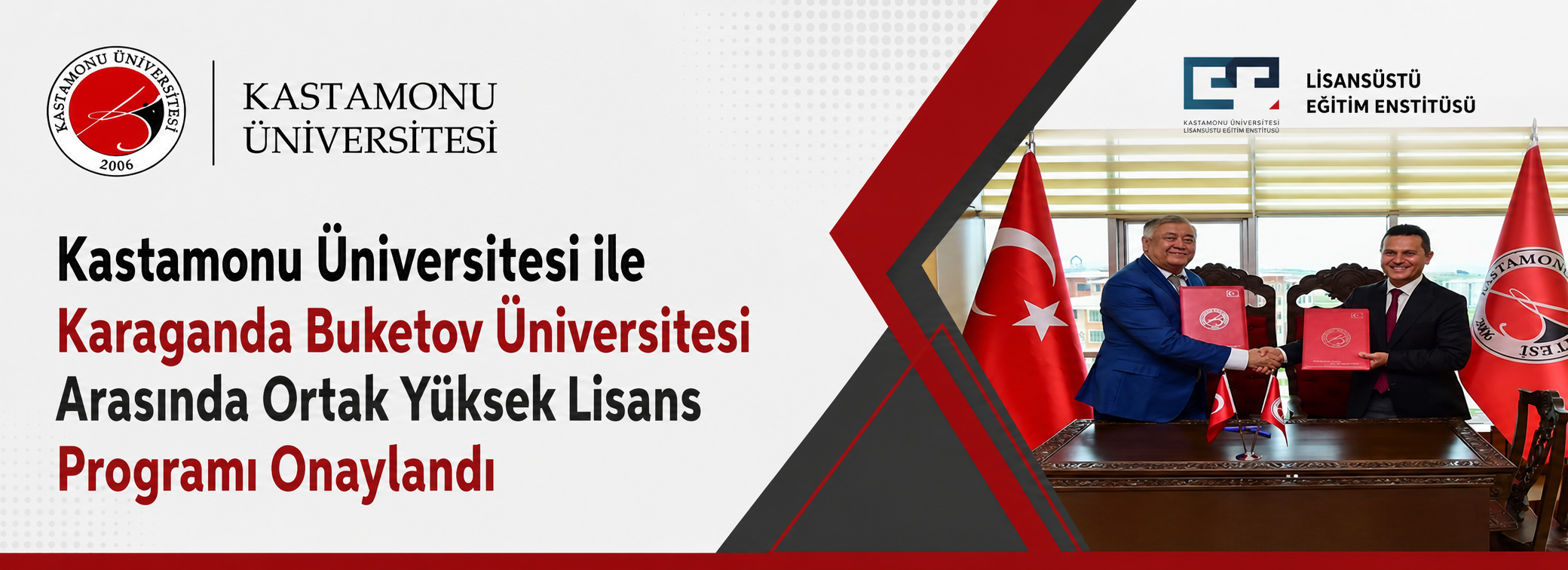 Kastamonu Üniversitesi ile Karaganda Buketov Üniversitesi Arasında Ortak Yüksek Lisans Programı Onaylandı