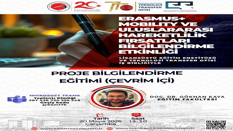 Erasmus+ Mobility ve Uluslararası Hareketlilik Fırsatları Bilgilendirme Etkinliği Gerçekleştirildi