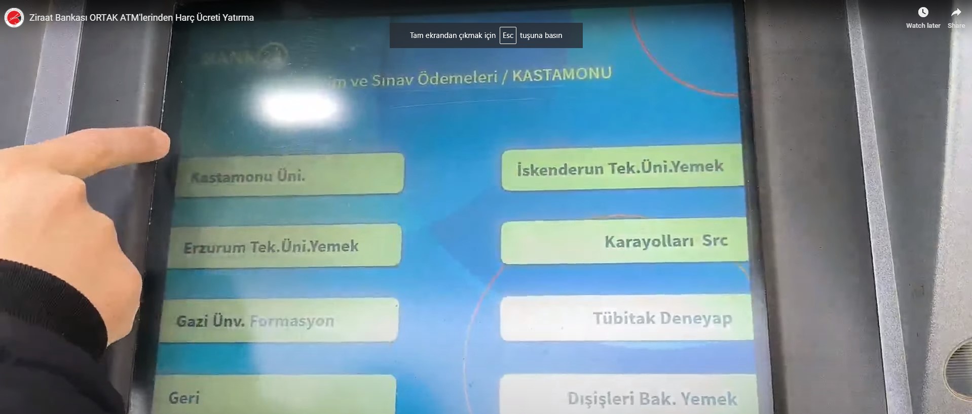 HARÇ YATIRMA VE HARÇ İADE İŞLEMLERİ (26/03/2024)