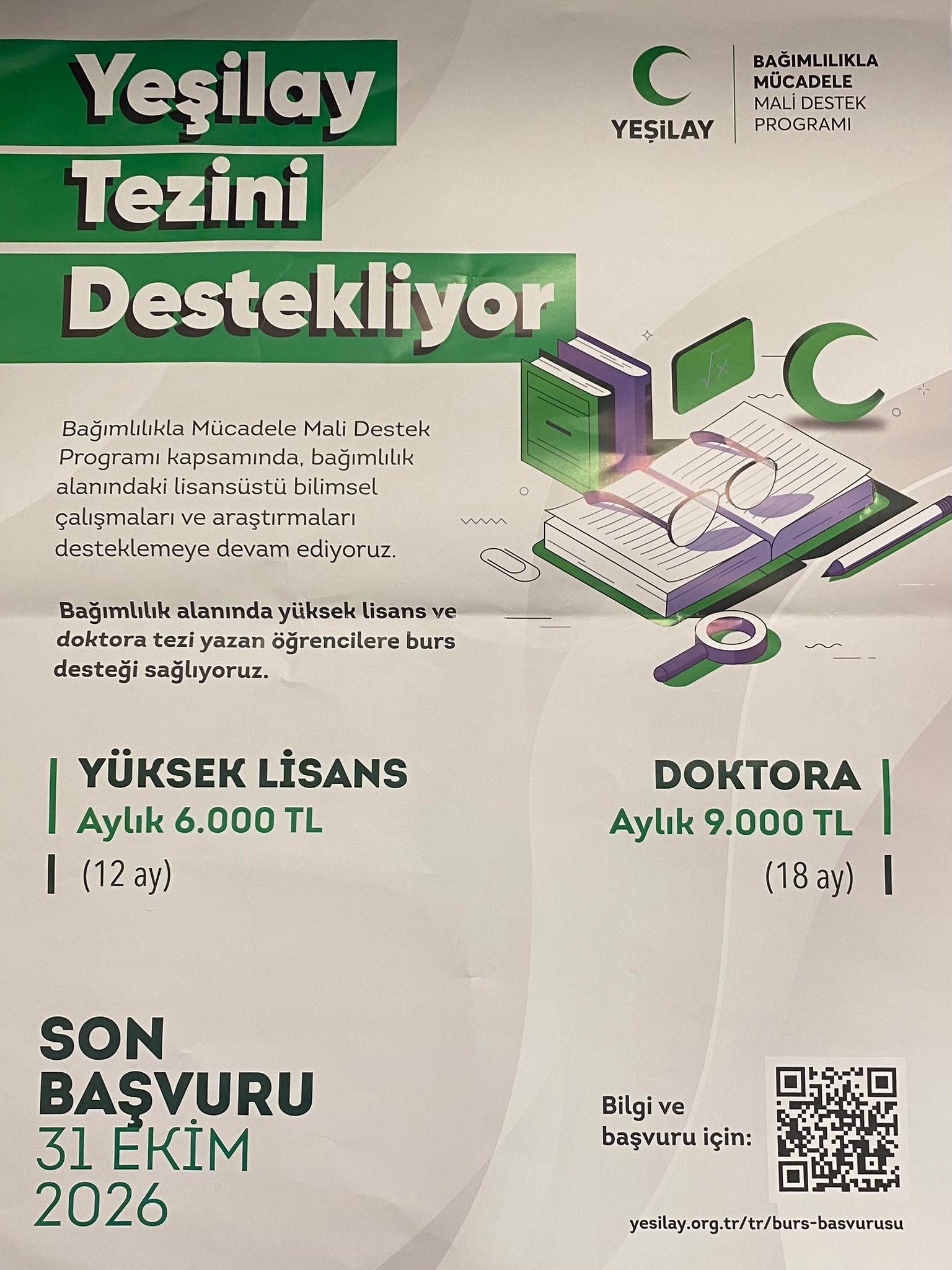 Yeşilay’dan Bağımlılık Alanında Lisansüstü Tez Destek Programı
