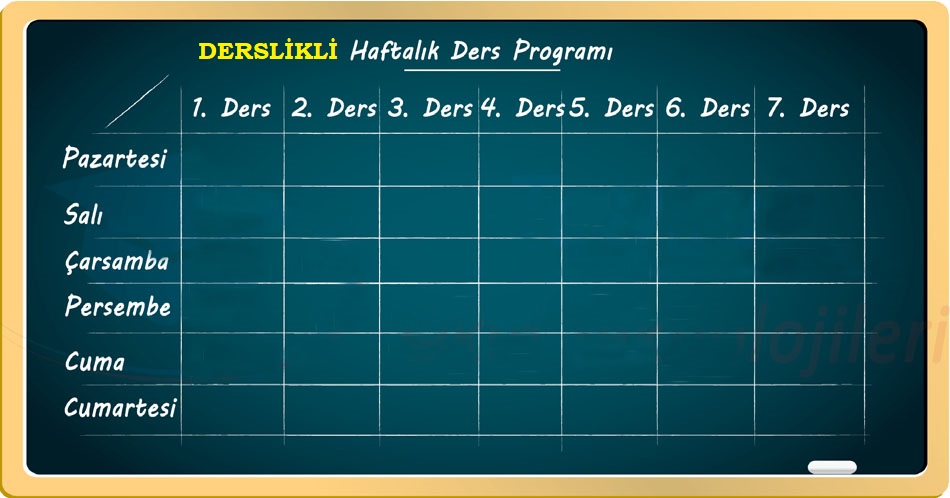2024-2025 Bahar Yarıyılı Ders Programları