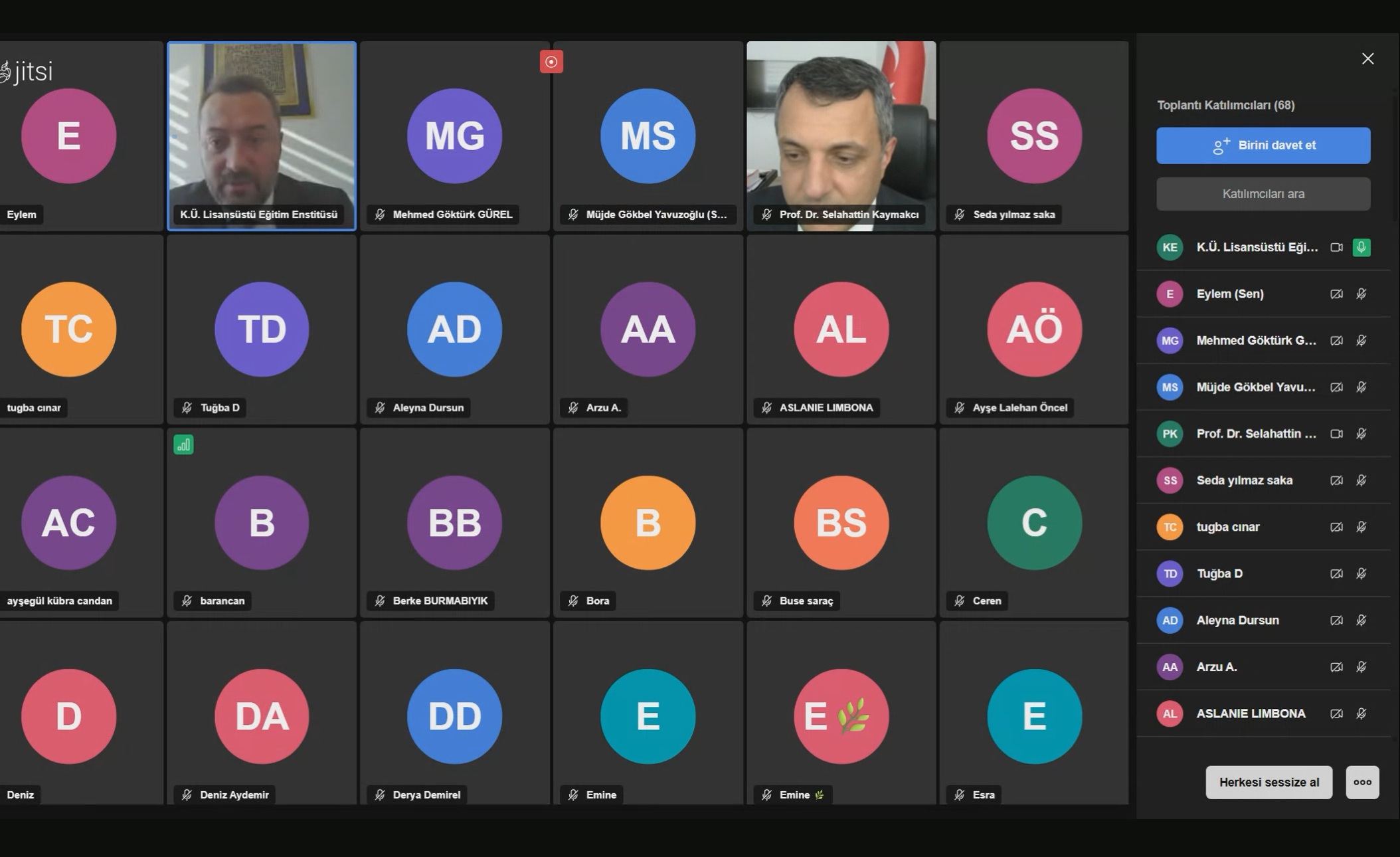 Lisansüstü Eğitim Enstitüsü Oryantasyon Programı Gerçekleştirildi